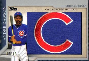 2010 Topps - Manufactured Hat Logo Patch #MHR-33 Andre Dawson Front