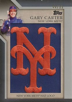 2010 Topps - Manufactured Hat Logo Patch #MHR-65 Gary Carter Front