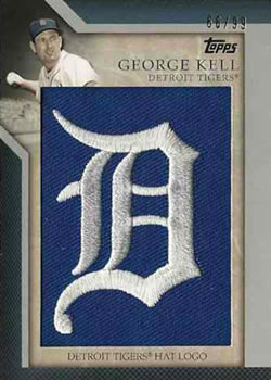 2010 Topps - Manufactured Hat Logo Patch #MHR-66 George Kell Front
