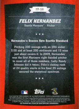 2010 Topps - Peak Performance #PP-56 Felix Hernandez Back