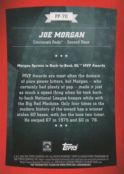 2010 Topps - Peak Performance #PP-70 Joe Morgan Back