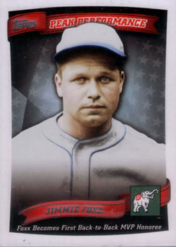 2010 Topps - Peak Performance #PP-21 Jimmie Foxx Front