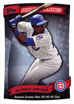 2010 Topps - Peak Performance #PP-40 Alfonso Soriano Front