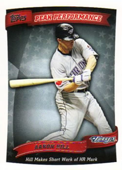 2010 Topps - Peak Performance #PP-66 Aaron Hill Front