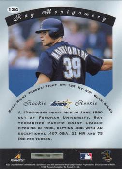 1997 Pinnacle Certified #134 Ray Montgomery Back