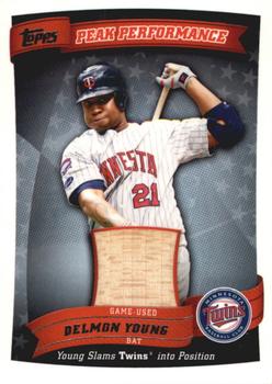 2010 Topps - Peak Performance Relics #PPR-DY Delmon Young Front