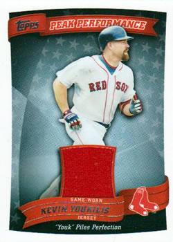 2010 Topps - Peak Performance Relics #PPR-KY2 Kevin Youkilis Front