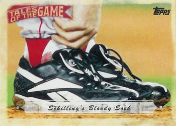 2010 Topps - Tales of the Game #TOG-21 Schilling's Bloody Sock Front