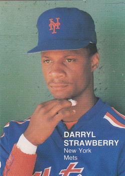 1988 Action Superstars (18 cards, unlicensed) #8 Darryl Strawberry Front