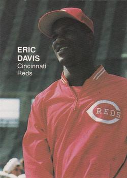 1988 Action Superstars (18 cards, unlicensed) #12 Eric Davis Front
