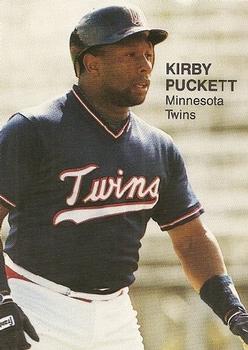 1988 Action Superstars (18 cards, unlicensed) #16 Kirby Puckett Front