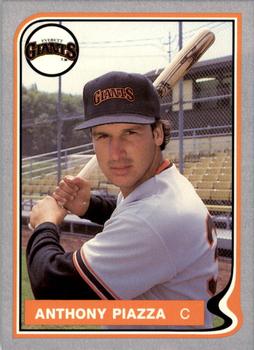 1987 Pacific Everett Giants #4 Anthony Piazza Front