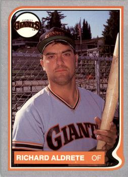 1987 Pacific Everett Giants #6 Richard Aldrete Front