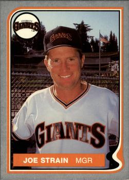 1987 Pacific Everett Giants #12 Joe Strain Front