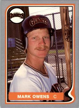 1987 Pacific Everett Giants #30 Mark Owens Front