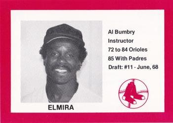 1987 Cain Elmira Pioneers Red #29 Al Bumbry Front