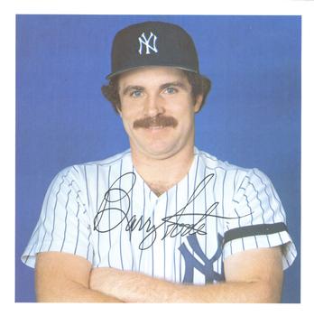 1981 New York Yankees Photo Album #NNO Barry Foote Front