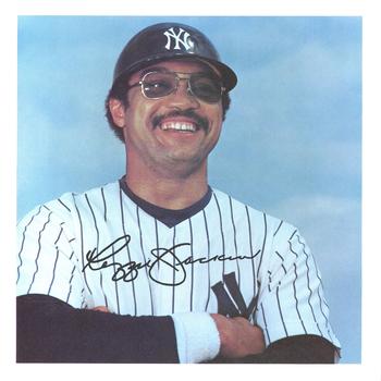 1981 New York Yankees Photo Album #NNO Reggie Jackson Front
