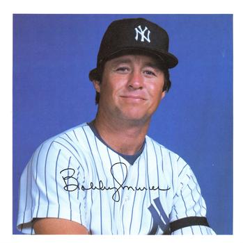 1981 New York Yankees Photo Album #NNO Bobby Murcer Front
