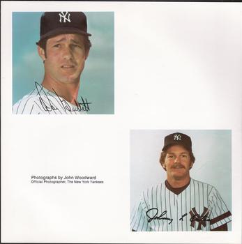 1980 New York Yankees Photo Album #NNO Don Gullett / Johnny Oates Front