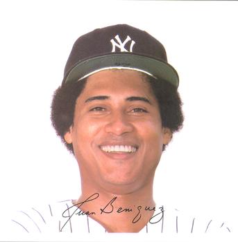 1979 New York Yankees Photo Album #NNO Juan Beniquez Front