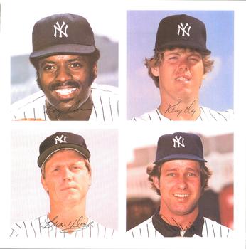 1979 New York Yankees Photo Album #NNO Ray Burris / Ken Clay / Brian Doyle / Don Gullett Front