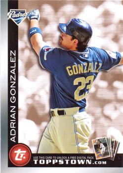 2010 Topps - Ticket to Topps Town Gold #FCTTT4 Adrian Gonzalez Front