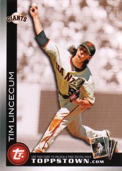 2010 Topps - Ticket to Topps Town Gold #FCTTT10 Tim Lincecum Front