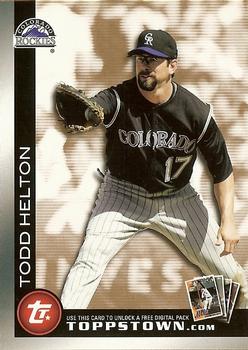 2010 Topps - Ticket to Topps Town Gold #FCTTT17 Todd Helton Front