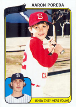 2010 Topps - When They Were Young #WTWYAP Aaron Poreda Front