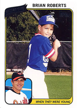 2010 Topps - When They Were Young #WTWYBR Brian Roberts Front