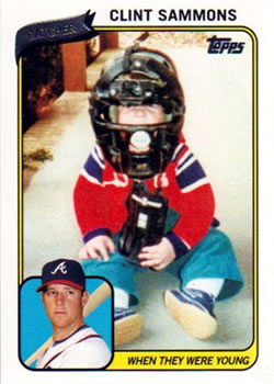 2010 Topps - When They Were Young #WTWYCS Clint Sammons Front