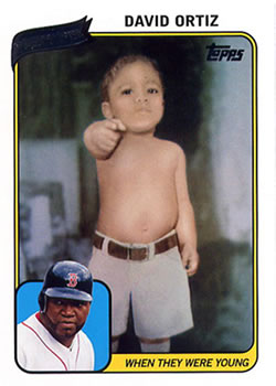 2010 Topps - When They Were Young #WTWYDO David Ortiz Front