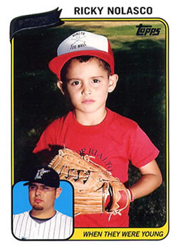 2010 Topps - When They Were Young #WTWYRN Ricky Nolasco Front