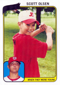 2010 Topps - When They Were Young #WTWYSO Scott Olsen Front