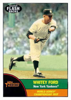 2010 Topps Heritage - Baseball Flashbacks #BF3 Whitey Ford Front