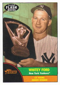 2010 Topps Heritage - Baseball Flashbacks #BF5 Whitey Ford Front