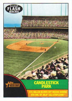2010 Topps Heritage - Baseball Flashbacks #BF6 Candlestick Park Front