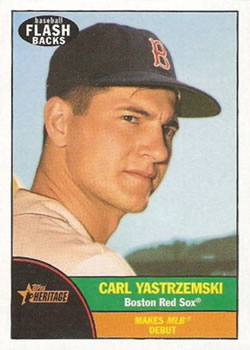 2010 Topps Heritage - Baseball Flashbacks #BF7 Carl Yastrzemski Front
