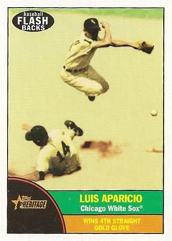 2010 Topps Heritage - Baseball Flashbacks #BF8 Luis Aparicio Front