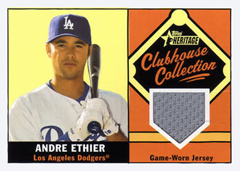2010 Topps Heritage - Clubhouse Collection Relics #CCR-AE Andre Ethier Front