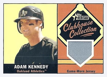 2010 Topps Heritage - Clubhouse Collection Relics #CCR-AK Adam Kennedy Front