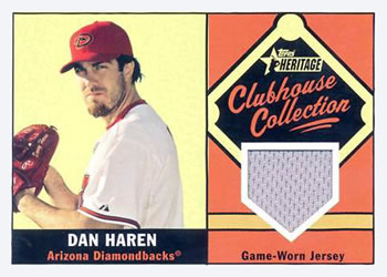 2010 Topps Heritage - Clubhouse Collection Relics #CCR-DH Dan Haren Front