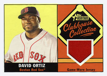 2010 Topps Heritage - Clubhouse Collection Relics #CCR-DO David Ortiz Front