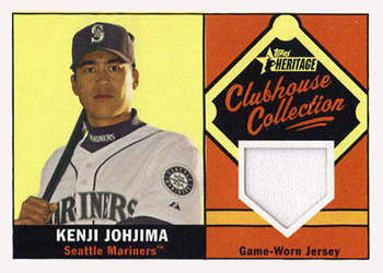 2010 Topps Heritage - Clubhouse Collection Relics #CCR-KJ Kenji Johjima Front