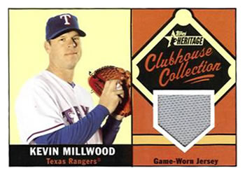 2010 Topps Heritage - Clubhouse Collection Relics #CCR-KMI Kevin Millwood Front