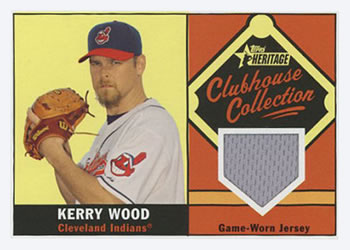 2010 Topps Heritage - Clubhouse Collection Relics #CCR-KW Kerry Wood Front