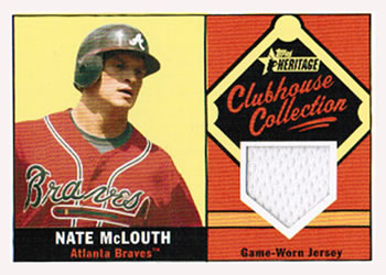 2010 Topps Heritage - Clubhouse Collection Relics #CCR-NM Nate McLouth Front