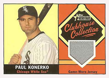 2010 Topps Heritage - Clubhouse Collection Relics #CCR-PK Paul Konerko Front