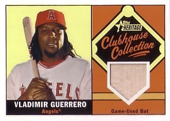 2010 Topps Heritage - Clubhouse Collection Relics #CCR-VG Vladimir Guerrero Front